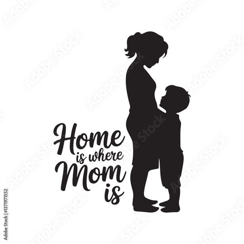 Mother playing with her children at home,Mom spends time with baby boy