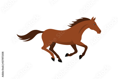horse silhouette vector