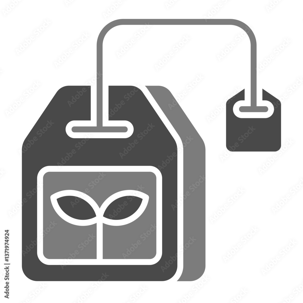 Obraz premium Teabag Icon