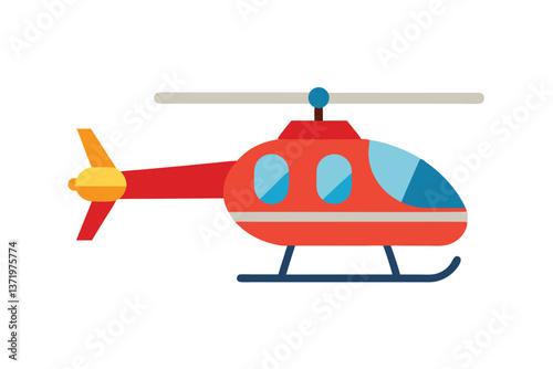 helicopter vector illustration
