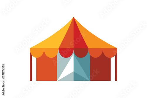 circus tent vector illustration