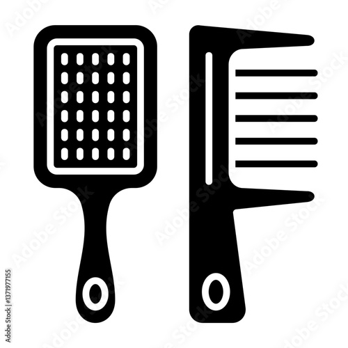 Hair brushes Icon
