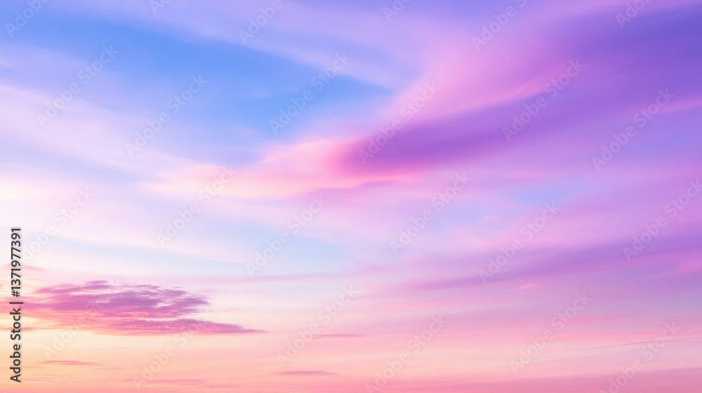 Obraz premium Dreamy sky, pastel clouds