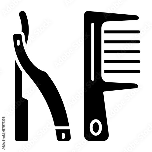 Hair cutting Icon