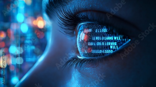 Futuristic AI Eye – Cybernetic Vision and the Future of Human-Machine Integration. Generative AI