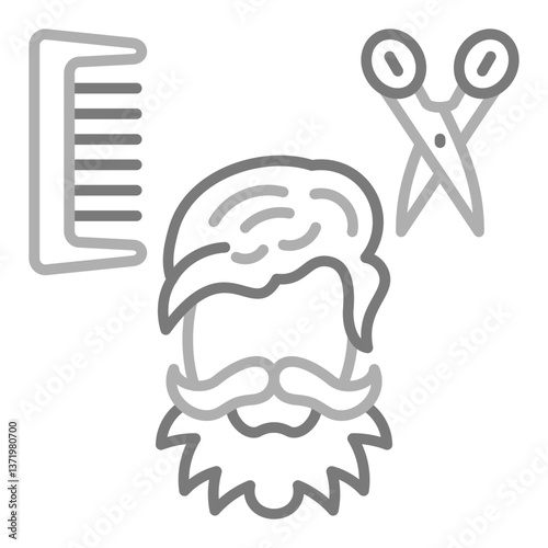 Hair styling Icon