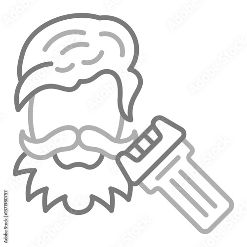 Beard trimming Icon