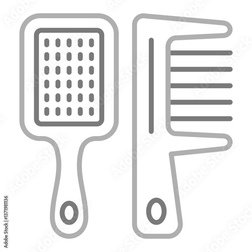 Hair brushes Icon