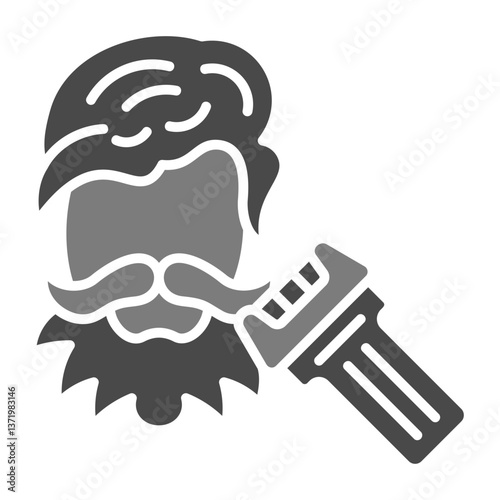 Beard trimming Icon