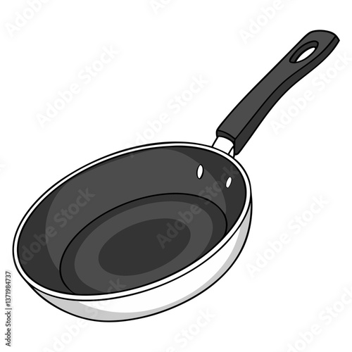 Modern Non-Stick Frying Pan with Heat-Resistant Handle. Perfect for: Home Cooking, Christmas, Professional Kitchens, Restaurants