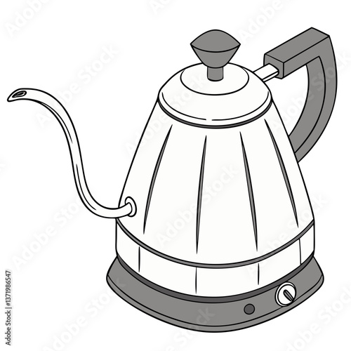 Stylish Electric Kettle with Gooseneck Spout for Precision Pouring. Perfect for: Christmas, Coffee Brewing, Home Kitchens, Tea Shops
