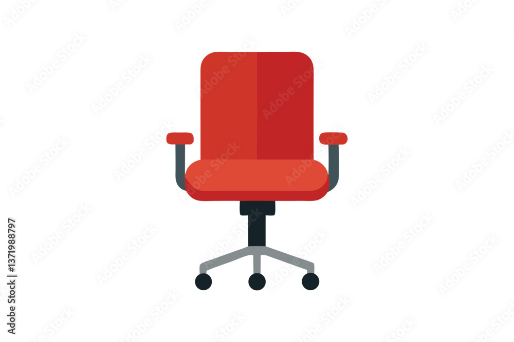 office chair isolated on white