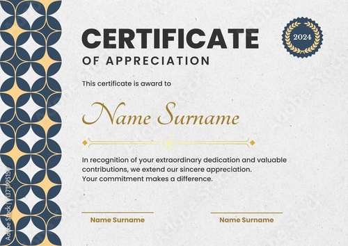 award certificate template design, Certificate of Appreciation template, Certificate of achievement, awards diploma. day 194