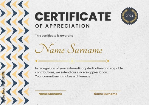 award certificate template design, Certificate of Appreciation template, Certificate of achievement, awards diploma. day 195