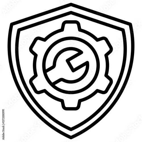 Maintenance Outline Icon
