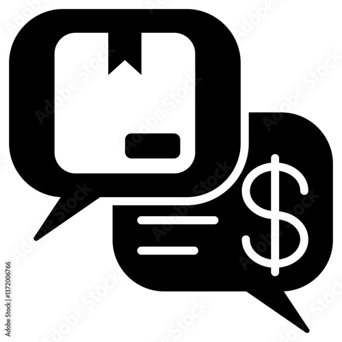 Negotiation Glyph Icon