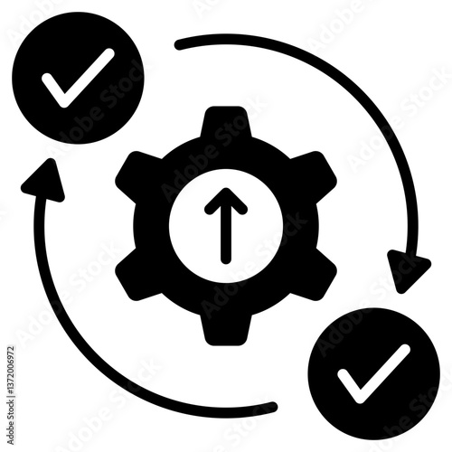 Optimization Glyph Icon