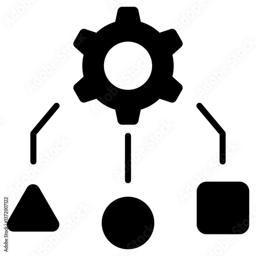 Allocation Glyph Icon