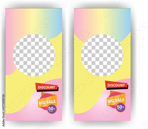 Colorful Sale Banner Template