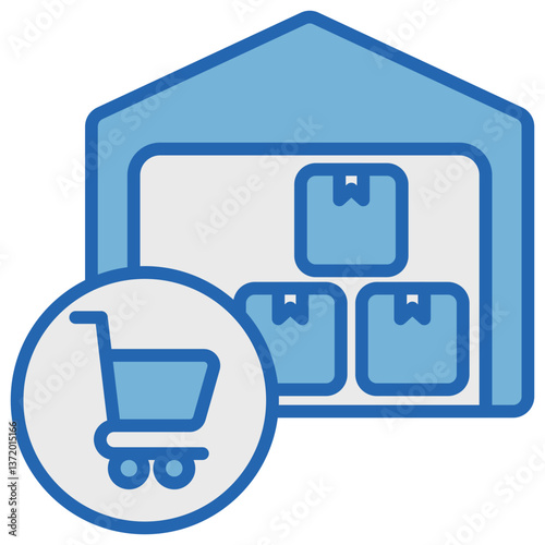 Wholesale Blue White Icon