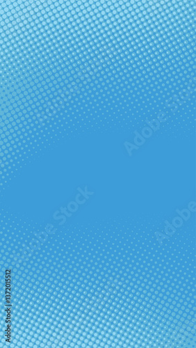 Light blue vertical background halftone waves. Suitable for comics, prints, posters, etc.