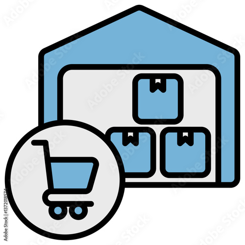 Wholesale Blue Black Icon