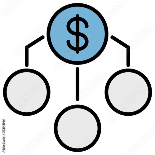 Liabilities Blue Black Icon