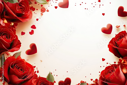 High Detail Image of Valentine S Daygreeting Card Romancevector Illustration