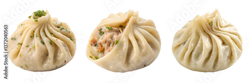 Set For momos Isolated on transparent background