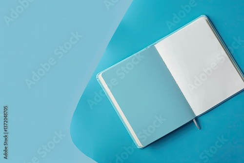 Ultra Quality Image of Top View Storage Device and Notebook