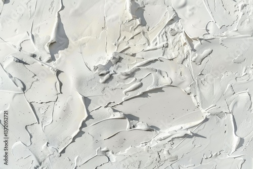 Sharp Image of Clear Pale Gray Plaster Pattern
