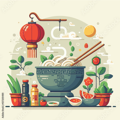asian, bowl, vietnamese, traditional, cuisine, meal, food, soup, pho, healthy, beef, meat, dinner, lunch, noodle, noodles, delicious, vegetable, vietnam, lime, spicy, dish, broth, chili, fresh, rice, 