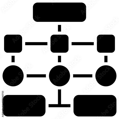 Algorithm Glyph Icon