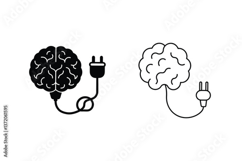 Brain Power Plugged-in Minds, Energy, Ideas, Innovation, Intelligence, Thinking, Concepts, Creativity