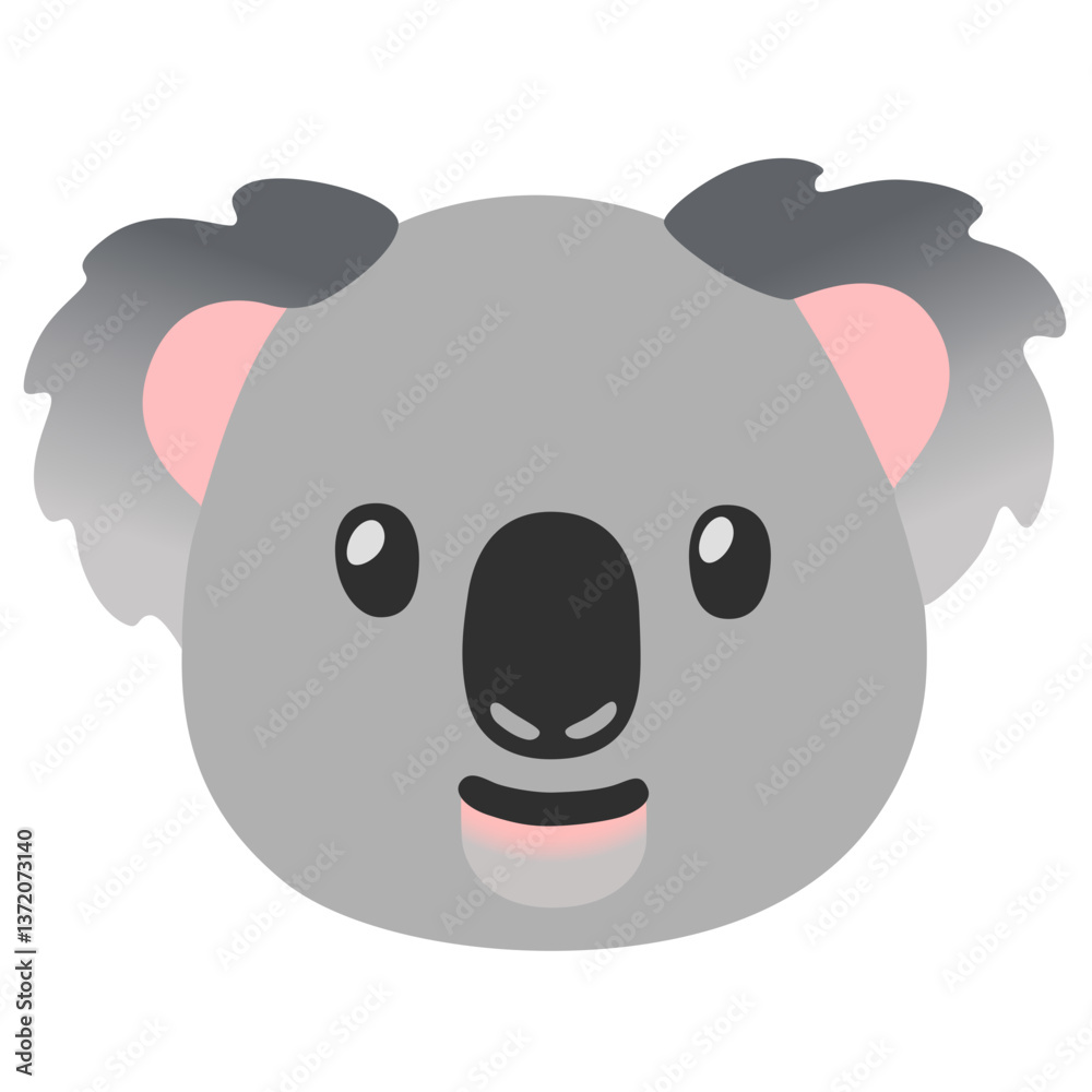 Naklejka premium Koala Face