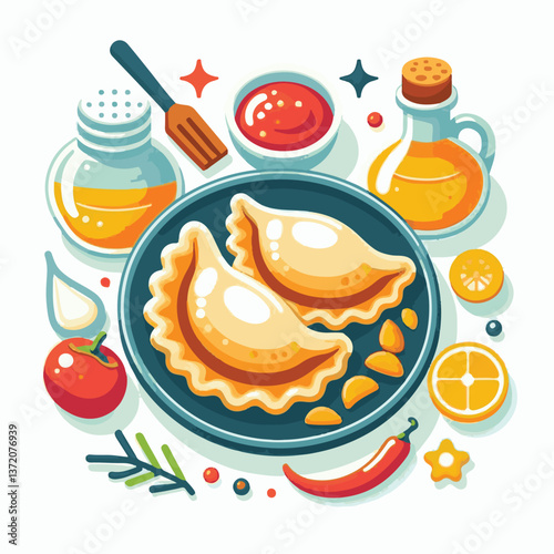 pierogi, food, cuisine, traditional, meal, homemade, dinner, lunch, cooking, delicious, dumpling, ravioli, dough, cooked, stuffed, gourmet, dish, meat, dumplings, polish, plate, background, ukrainian,
