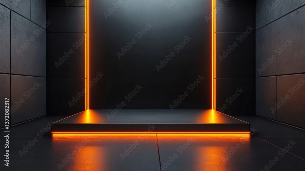a black room with a light in the middle a black room with a light in the middle