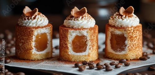 Delicious and tempting cake