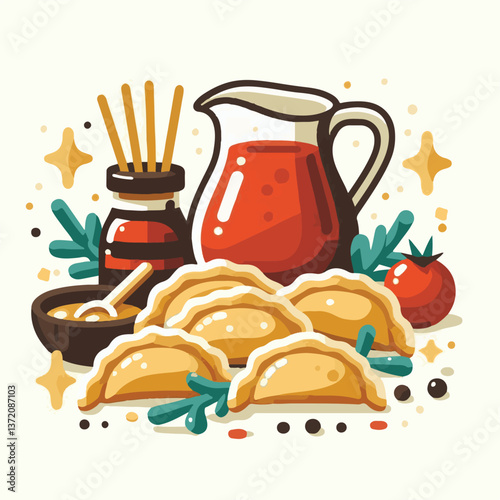 pierogi, food, cuisine, traditional, meal, homemade, dinner, lunch, cooking, delicious, dumpling, ravioli, dough, cooked, stuffed, gourmet, dish, meat, dumplings, polish, plate, background, ukrainian,