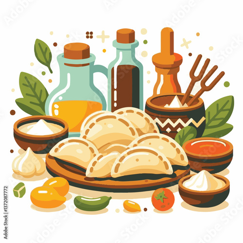 pierogi, food, cuisine, traditional, meal, homemade, dinner, lunch, cooking, delicious, dumpling, ravioli, dough, cooked, stuffed, gourmet, dish, meat, dumplings, polish, plate, background, ukrainian,