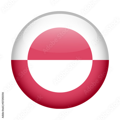 flag of Greenland, button round glossy icon Free Download flag of Greenland, button round glossy icon - GFXLoad
