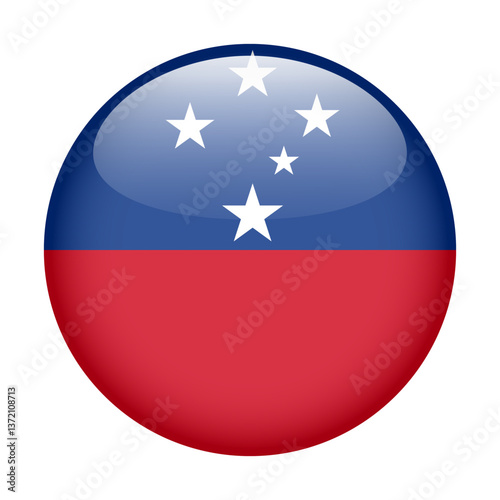flag of Samoa, button round glossy icon Free Download flag of Samoa, button round glossy icon - GFXLoad