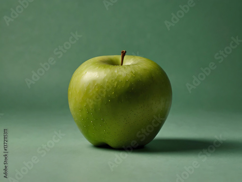 Apples in a studio setting, highlighting their vibrant hues.