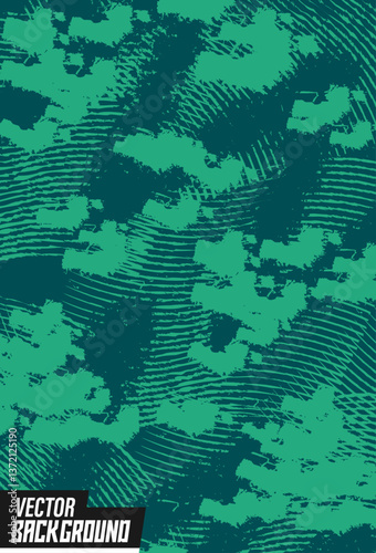 abstract design for background of sublimation jersey using bright and modern forest green colors
