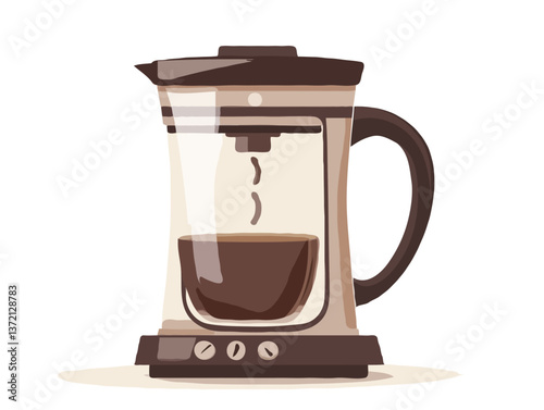coffee maker vector art