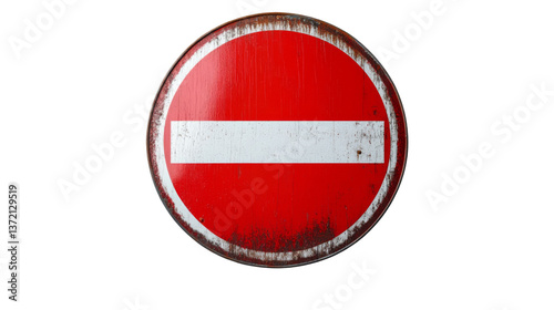 Rusty No Entry Sign Circular, Red and White, Isolated on Transparent Background, traffic sign, prohibition, grunge Free Download Rusty No Entry Sign Circular, Red and White, Isolated on Transparent Background, traffic sign, prohibition, grunge - GFXLoad