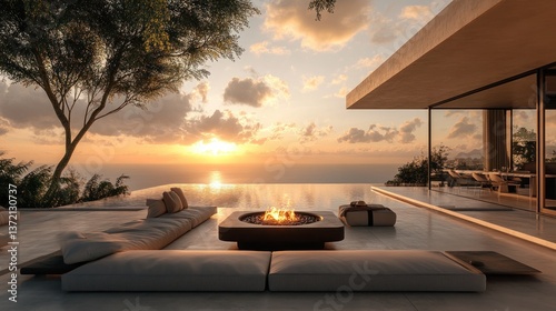 Sunset Luxury Villa  Infinity Pool and Ocean View