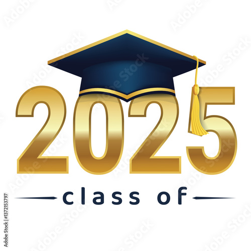 2025 Graduation Cap Logo