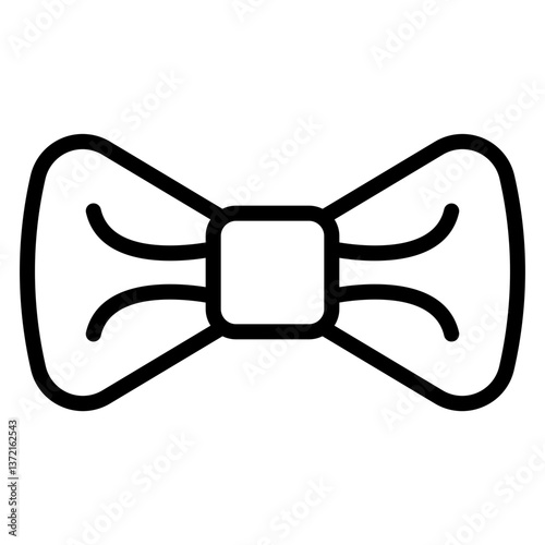 Bowtie Vector Line Icon Design