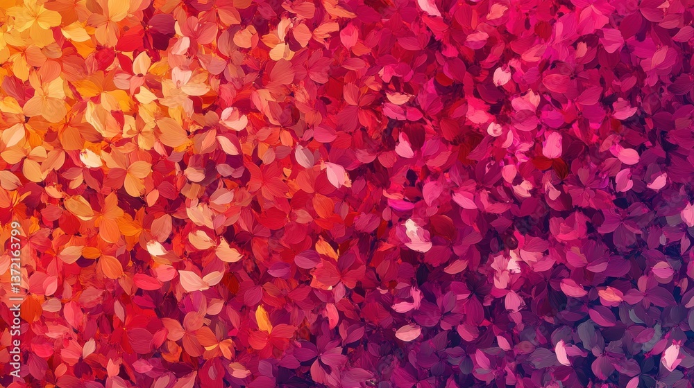 Fototapeta premium Colorful background from petals of colorful Dahilias, Summer colors in the garden, Generative AI illustration